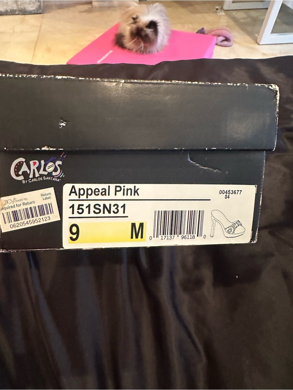Pink Sequined Heeled Sandals - Picture 11 of 13